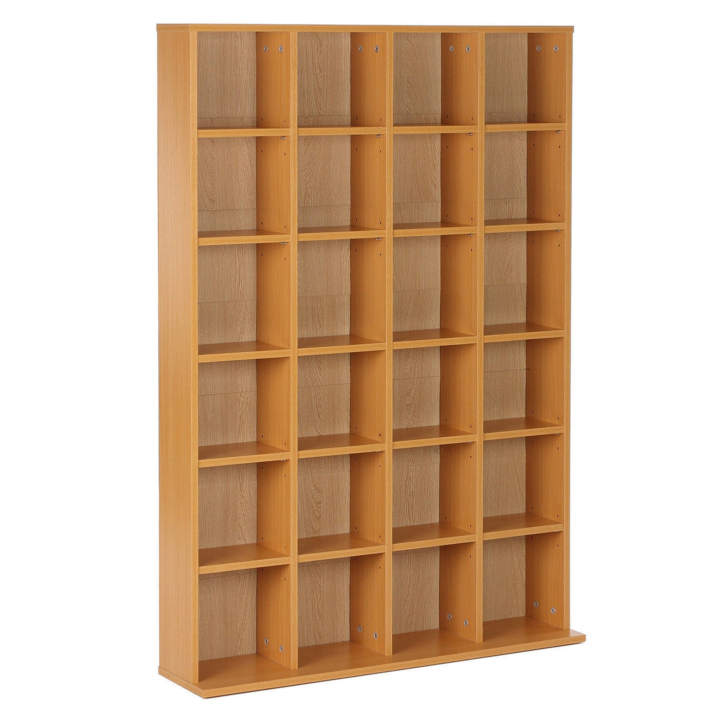 HOMCOM CD Storage Unit with Adjustable Shelves, 89 x 130.5 cm, Beech Wood Finish #10 Top Sellingin Bookcases & Shelves 4.8