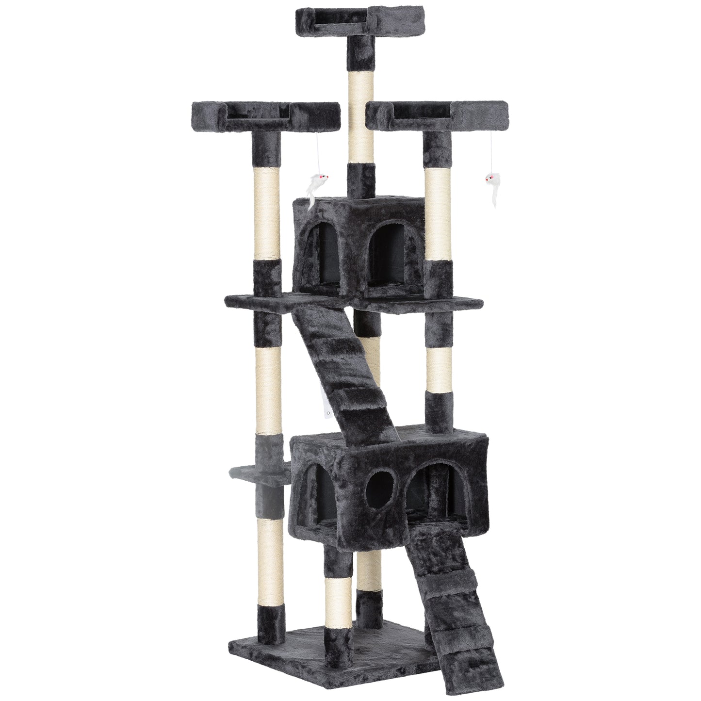 PawHut Cat Tree Scratching House, Activity Play Centre #8 Top Sellingin Cat Supplies 5