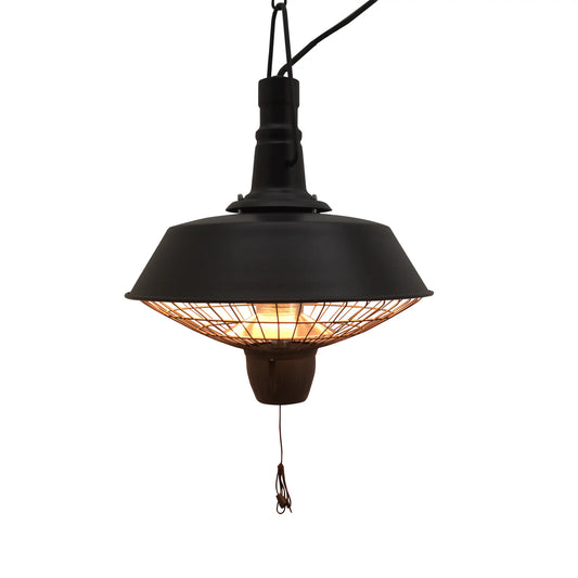 Outsunny 2100W Outdoor Ceiling Mounted Halogen Electric Heater Hanging Patio Garden Warmer Light - Black #9 Top Sellingin Fire Pits & Patio Heaters 4.5