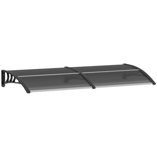 Outsunny Door Canopy Awning Outdoor Window Rain Shelter Cover for Front/Back Door Porch Black 196 x 75cm #3 Top Sellingin Awnings 4.7