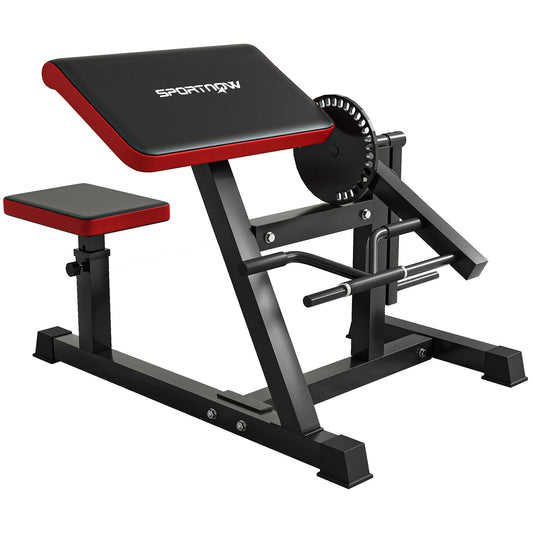 SPORTNOW Adjustable Preacher Curl Bench, Multi-Functional Weight Bench with Handlebar and Elbow Cushion for Home and Outdoor Gym #4 Top Sellingin Weight Benches