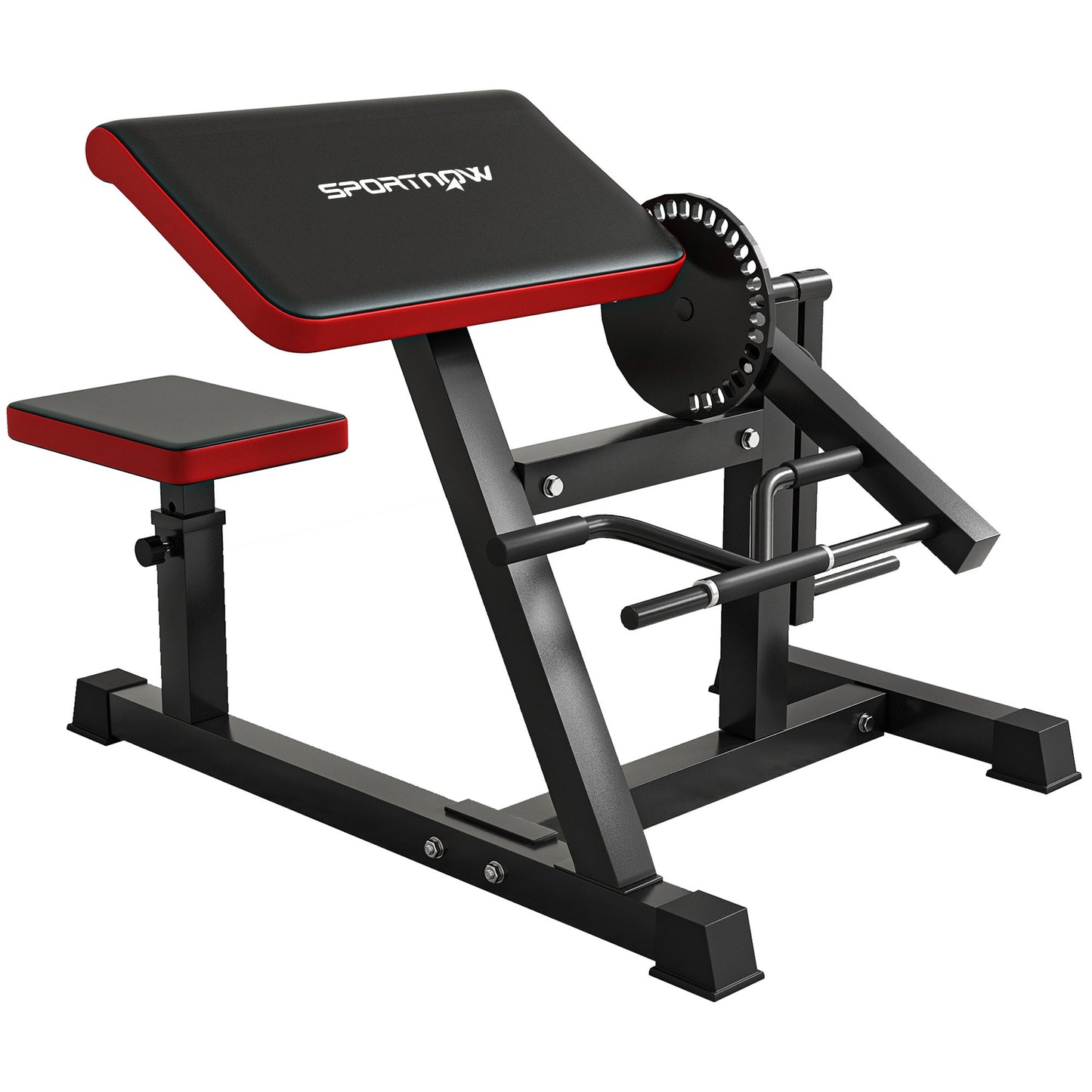 SPORTNOW Adjustable Preacher Curl Bench, Multi-Functional Weight Bench with Handlebar and Elbow Cushion for Home and Outdoor Gym #10 Top Sellingin Strength Training