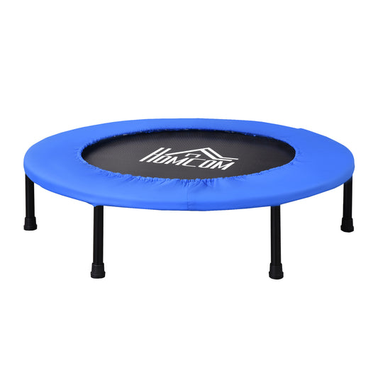 HOMCOM Φ91 Mini Fitness Trampoline Home Gym Yoga Exercise Rebounder Indoor Outdoor Jumper with Safety Pad, Support Up to 100 KG, Blue and Black #10 Top Sellingin Trampolines & Accessories 5
