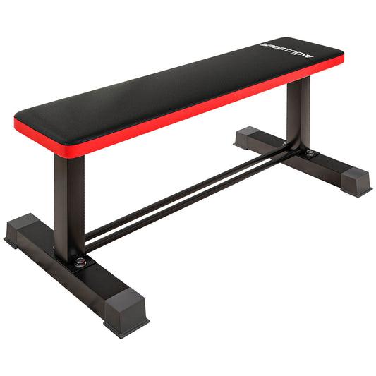 SPORTNOW Flat Weight Bench, 300KG Weight Capacity Workout Bench with Dumbbell Rack #1 Top Sellingin Weight Benches