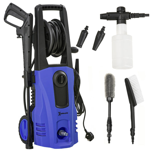 DURHAND 1800W High Pressure Washer, 150 Bar Pressure, 510 L/h Flow, High-Performance Portable Power Jet Wash Cleaner Blue #8 Top Sellingin Garden Tools 5