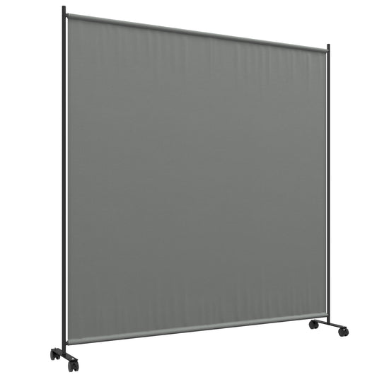Outsunny 183 x 181cm Outdoor Privacy Screen, with Wheels - Dark Grey #5 Top Sellingin Fence 4.7