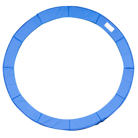 HOMCOM 12ft Trampoline Pad Φ366cm Trampoline Accessories Surround Pad Thick Foam Pads Padding Replacement Spare- Blue 4.8