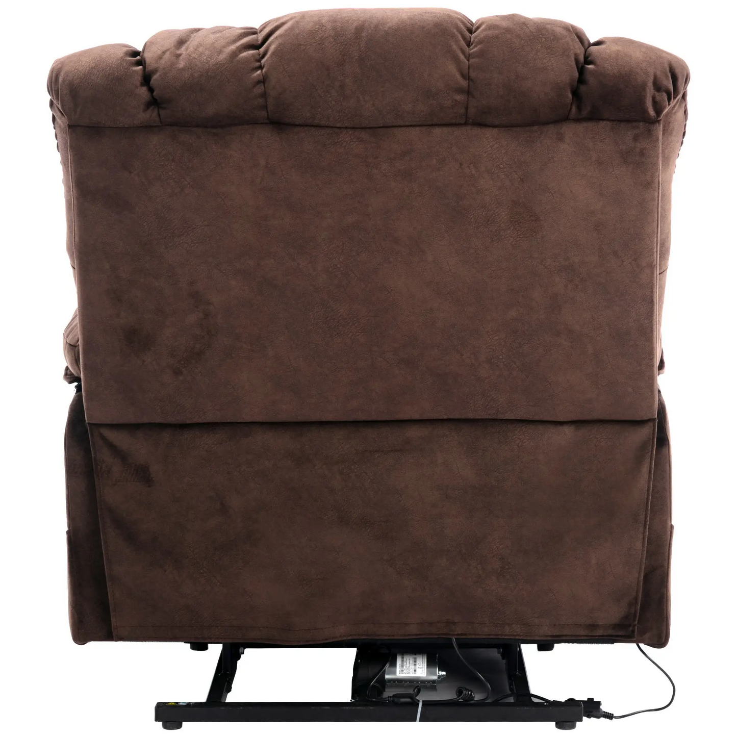 Power Lift Massage Chair with Heating Points, Side Pockets, Easy Assembly, Electric Recliner Armchair for Elderly, 103x100x106 cm, Brown