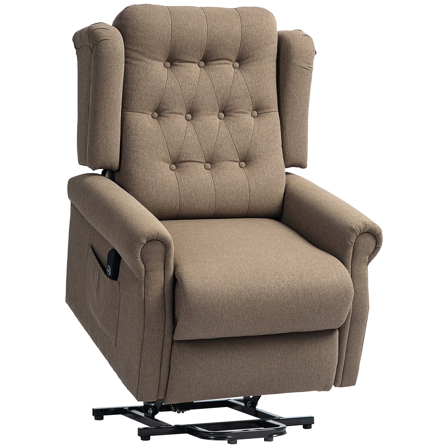 HOMCOM 45° Lifting Riser and Recliner Armchair - Dark Brown #8 Top Sellingin Armchairs & Massage Chairs 4.5