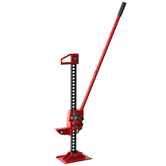 HOMCOM 3 Tonne Farm Jack, 48" High Lift Jack for 4x4 Tractors Trucks Agricultural Lifting, Red 5